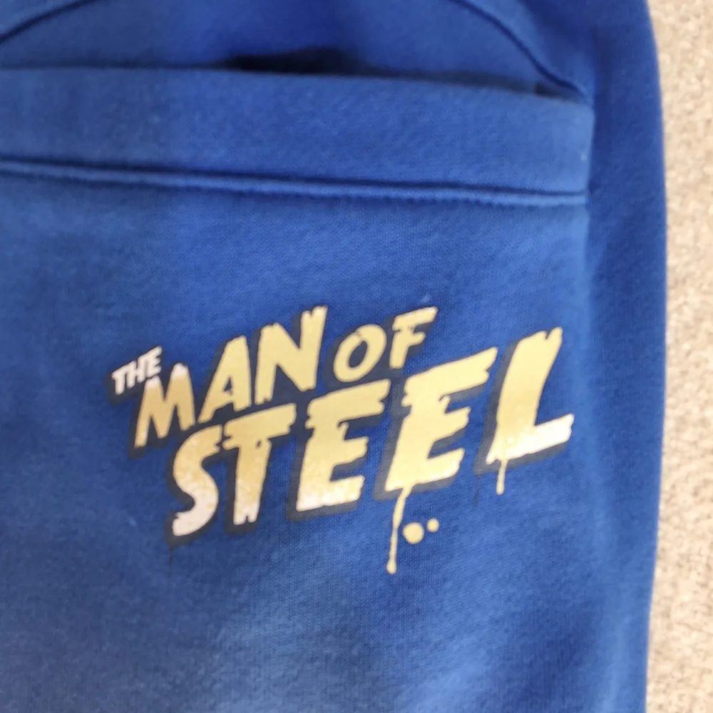 DC Superman X Shoe Palace Collab Mens Blue Sweat Shorts Small - Picture 5 of 6